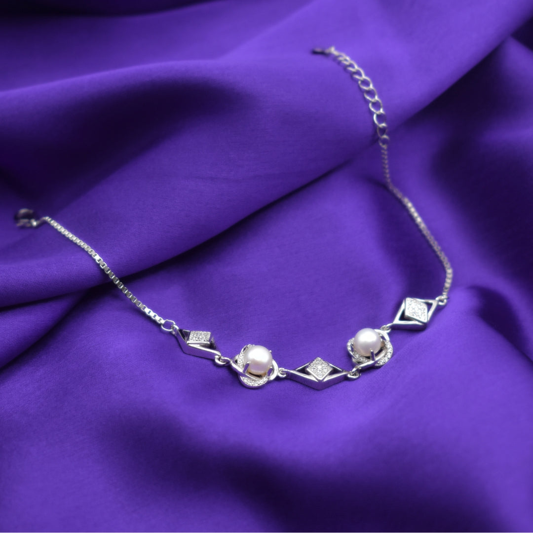 "Delicate Charm" 925 Silver Bracelet