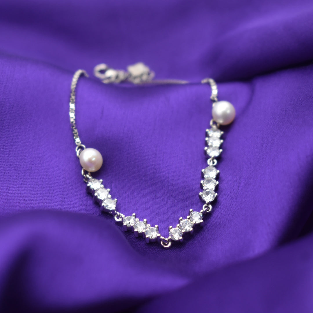 "Modern Minimalist" 925 Silver Bracelet