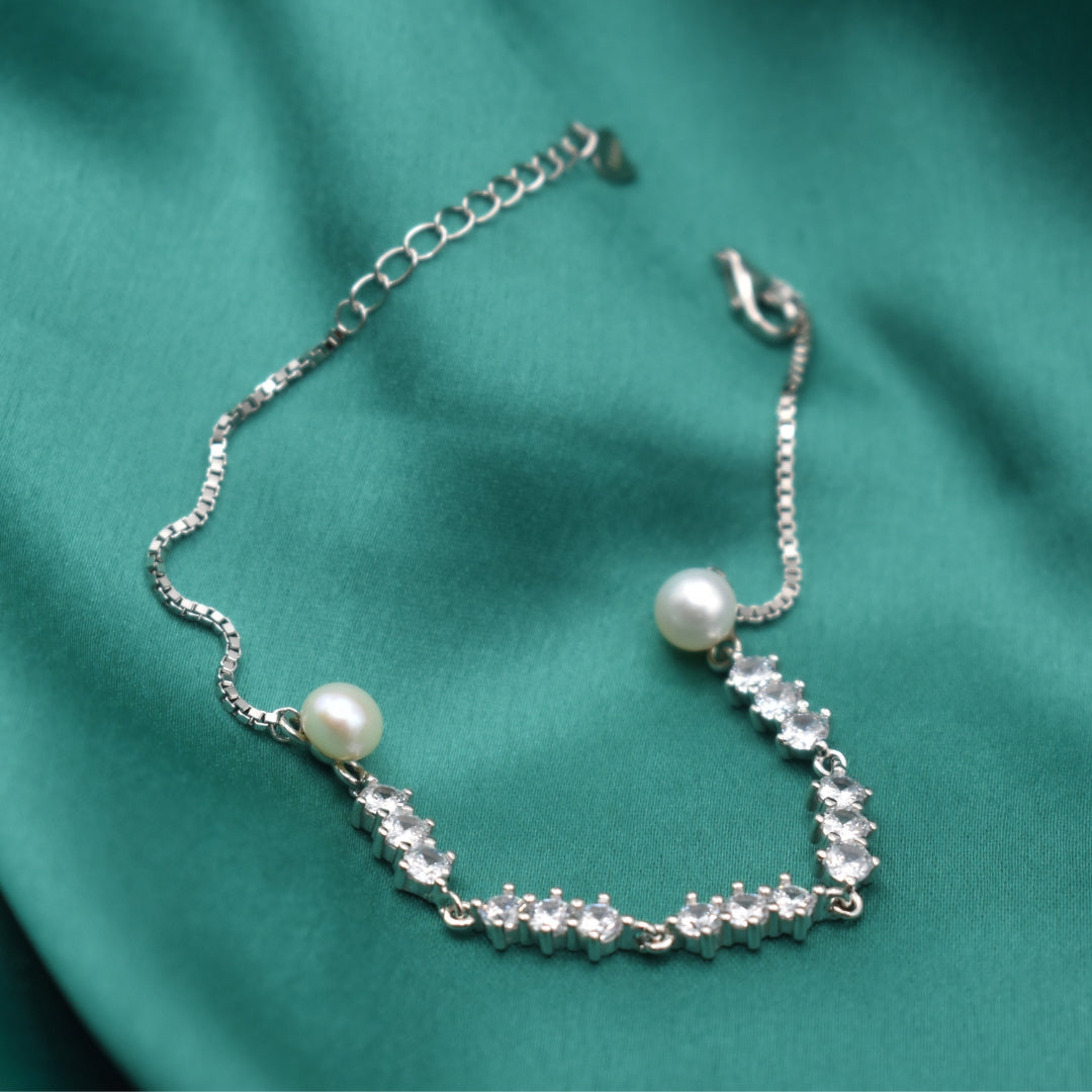 "Modern Minimalist" 925 Silver Bracelet