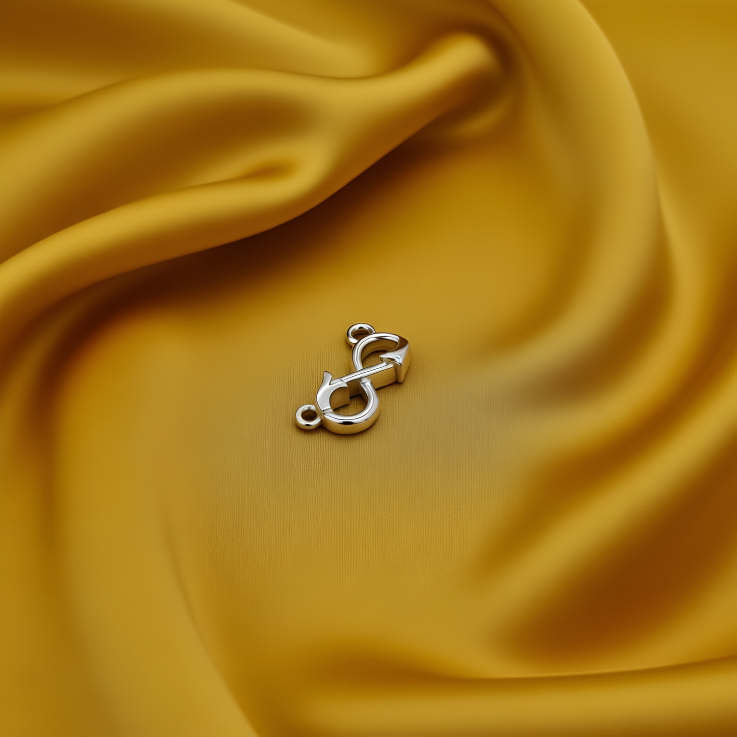 Pure Loop Sterling Silver Hoop Pendant