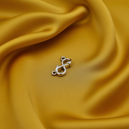 Pure Loop Sterling Silver Hoop Pendant