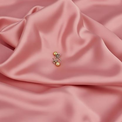 Mono Everyday Gold-Plated Stud Earrings