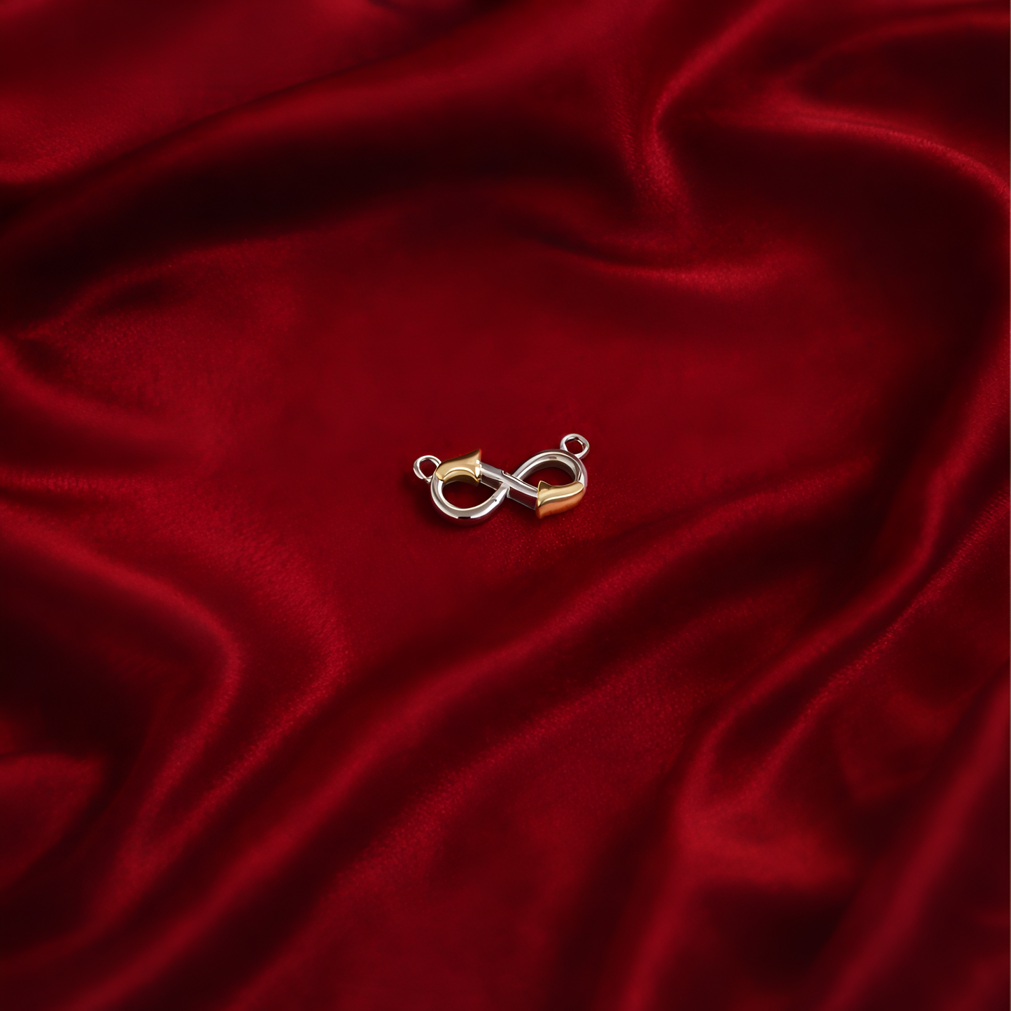 Golden Core Two-Tone Infinity Pendant
