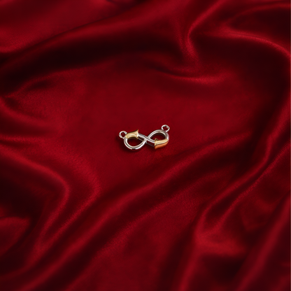 Golden Core Two-Tone Infinity Pendant