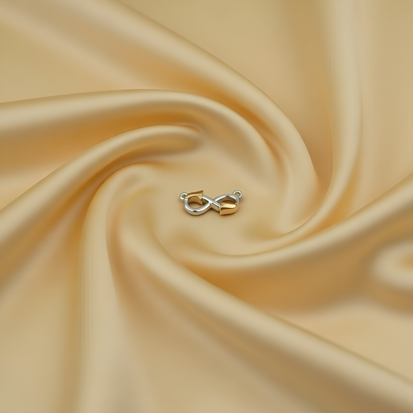 Golden Core Two-Tone Infinity Pendant