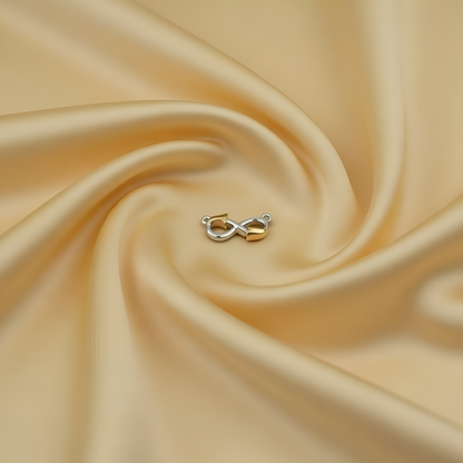 Golden Core Two-Tone Infinity Pendant