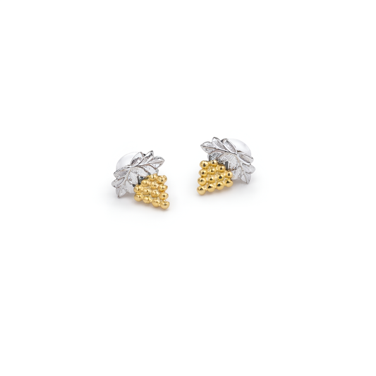 Honey Bud Minimal Silver Studs