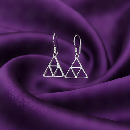 Prism Minimal Sterling Silver Drops