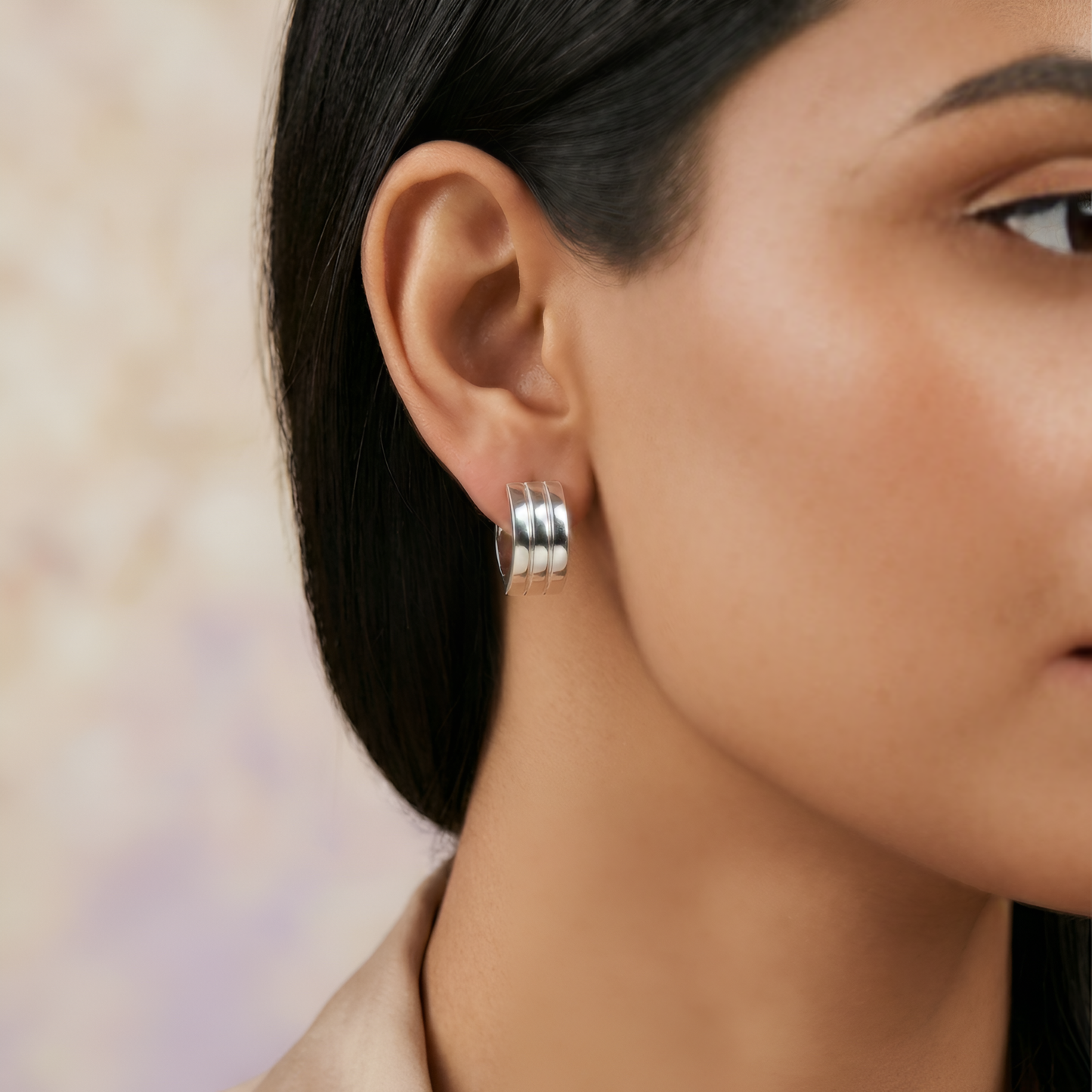 Linea Minimal Silver Studs