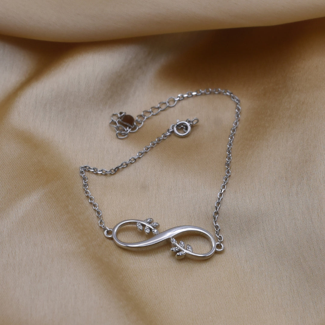 "Infinity Symbol" 925 Silver Bracelet