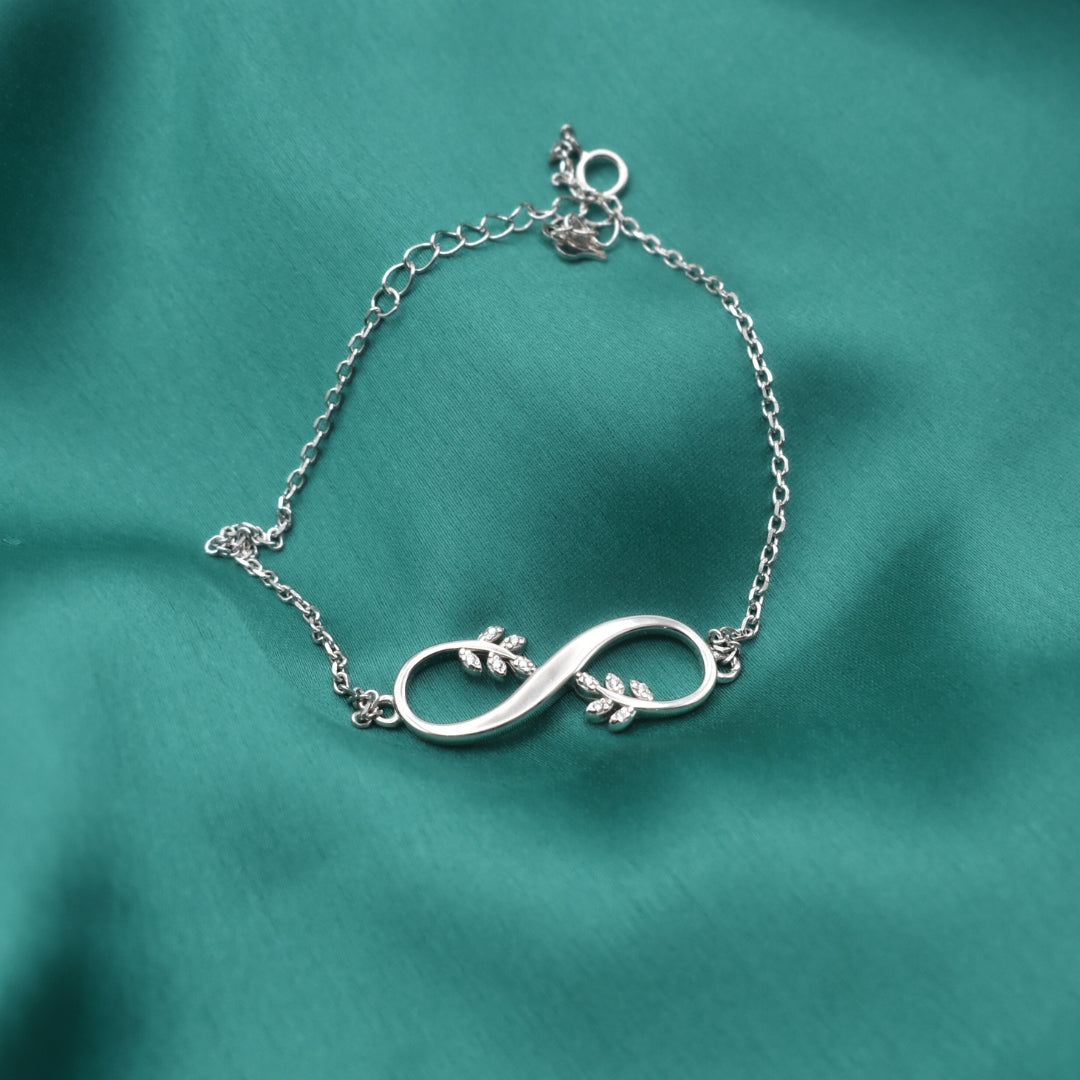 "Infinity Symbol" 925 Silver Bracelet