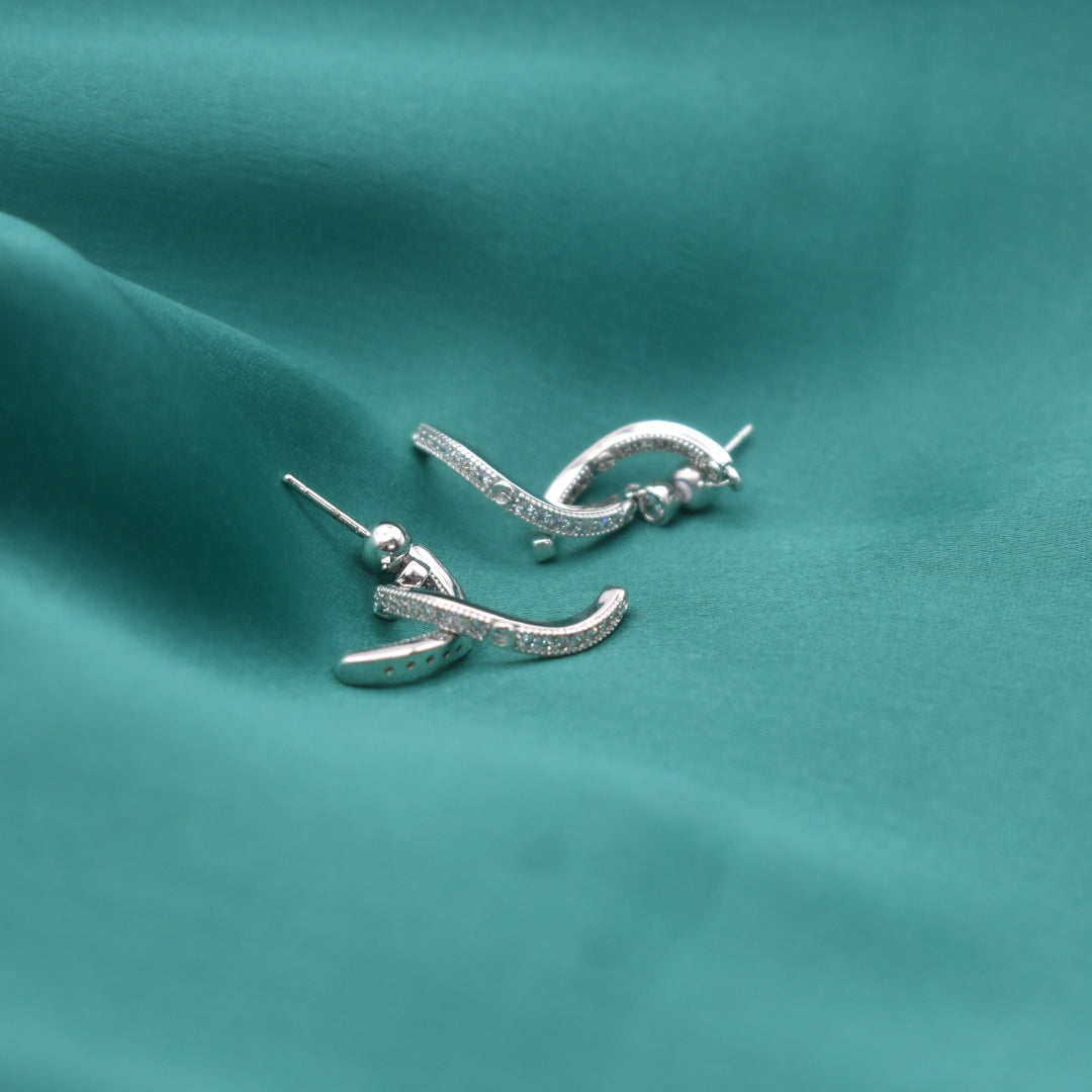 Minimalist Bar Sterling Silver Earrings