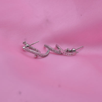 Minimalist Bar Sterling Silver Earrings