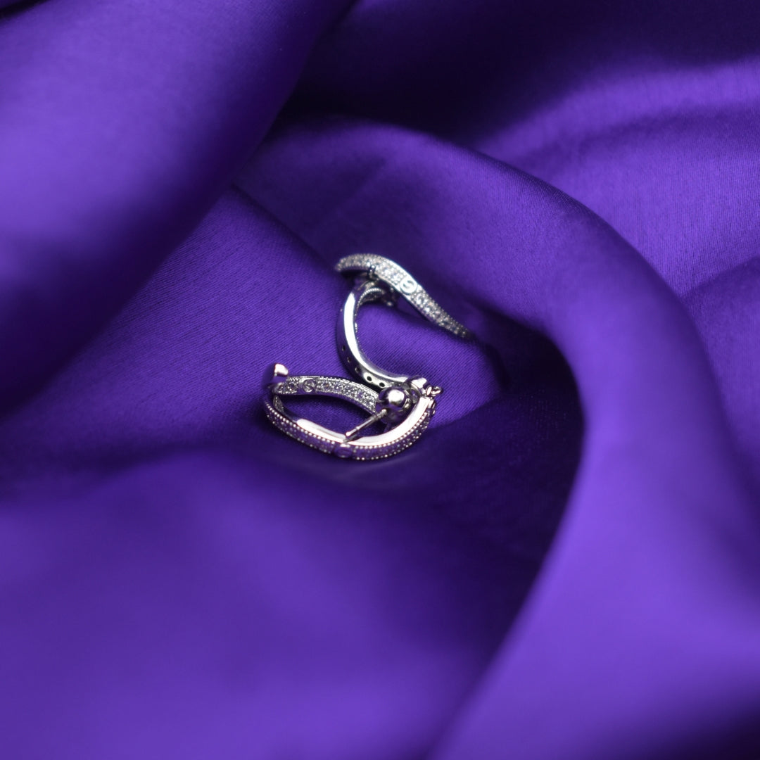 Minimalist Bar Sterling Silver Earrings