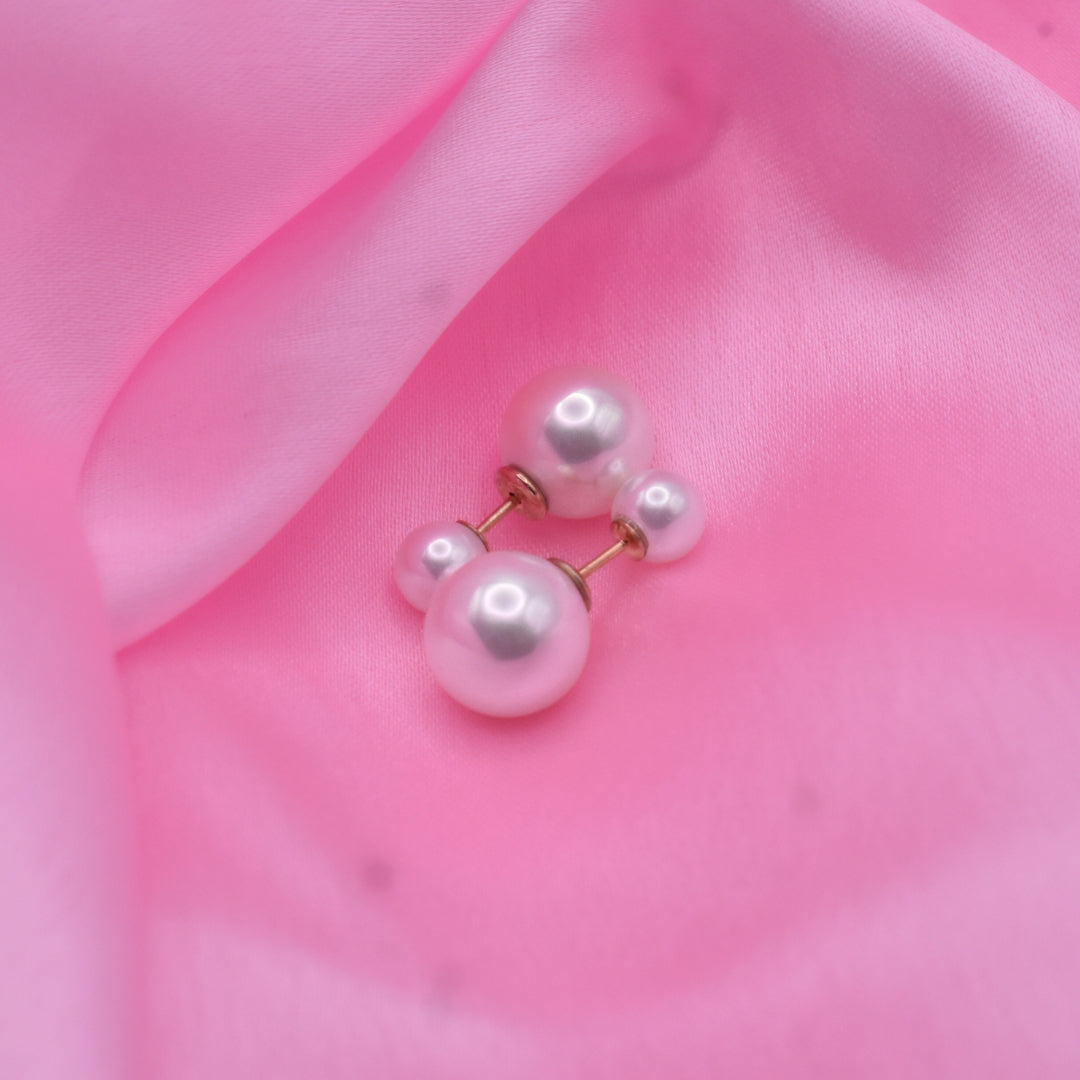 Timeless Pearl Studs - Professional Elegance