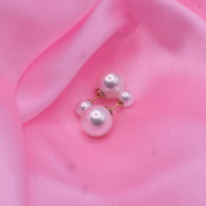 Timeless Pearl Studs - Professional Elegance