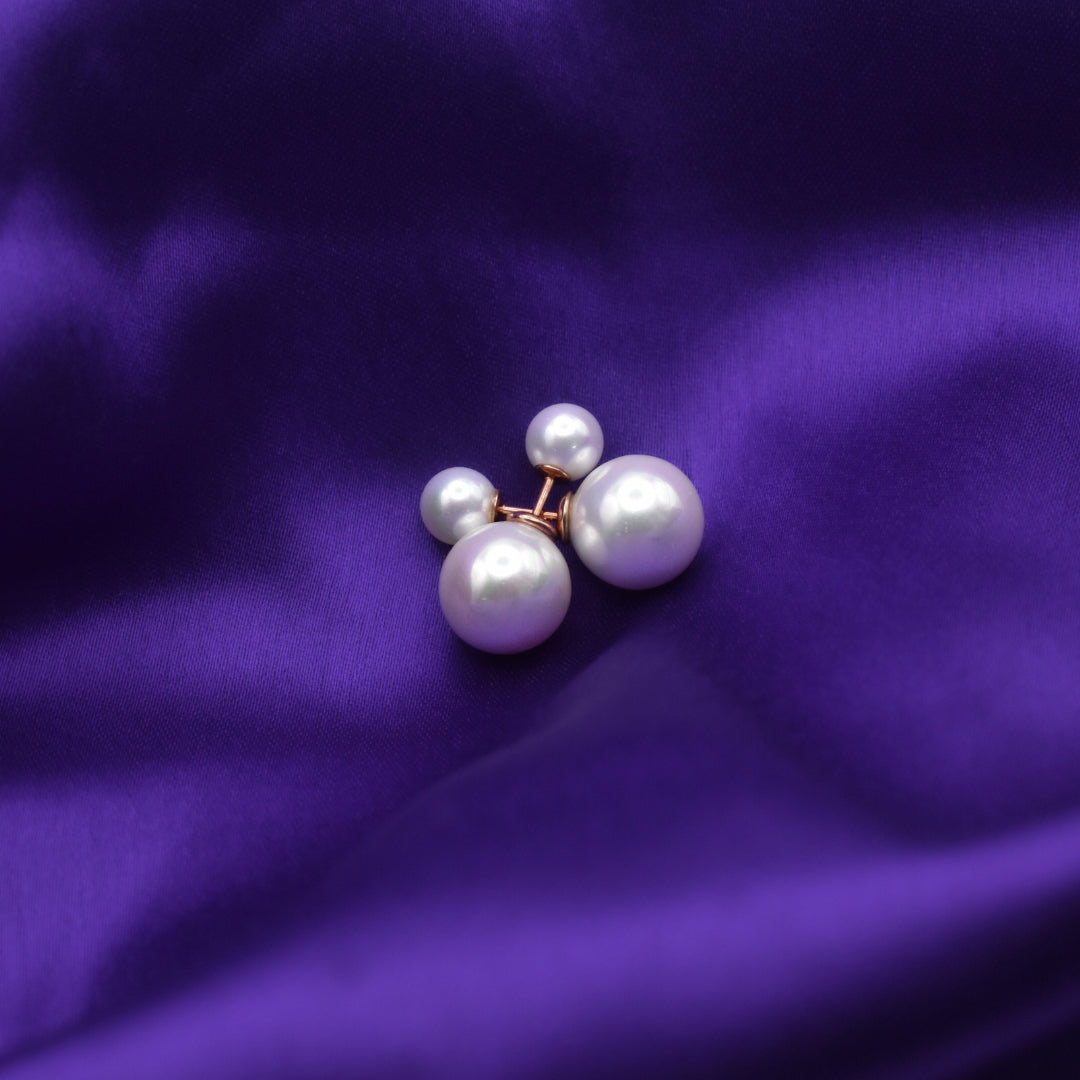 Timeless Pearl Studs - Professional Elegance