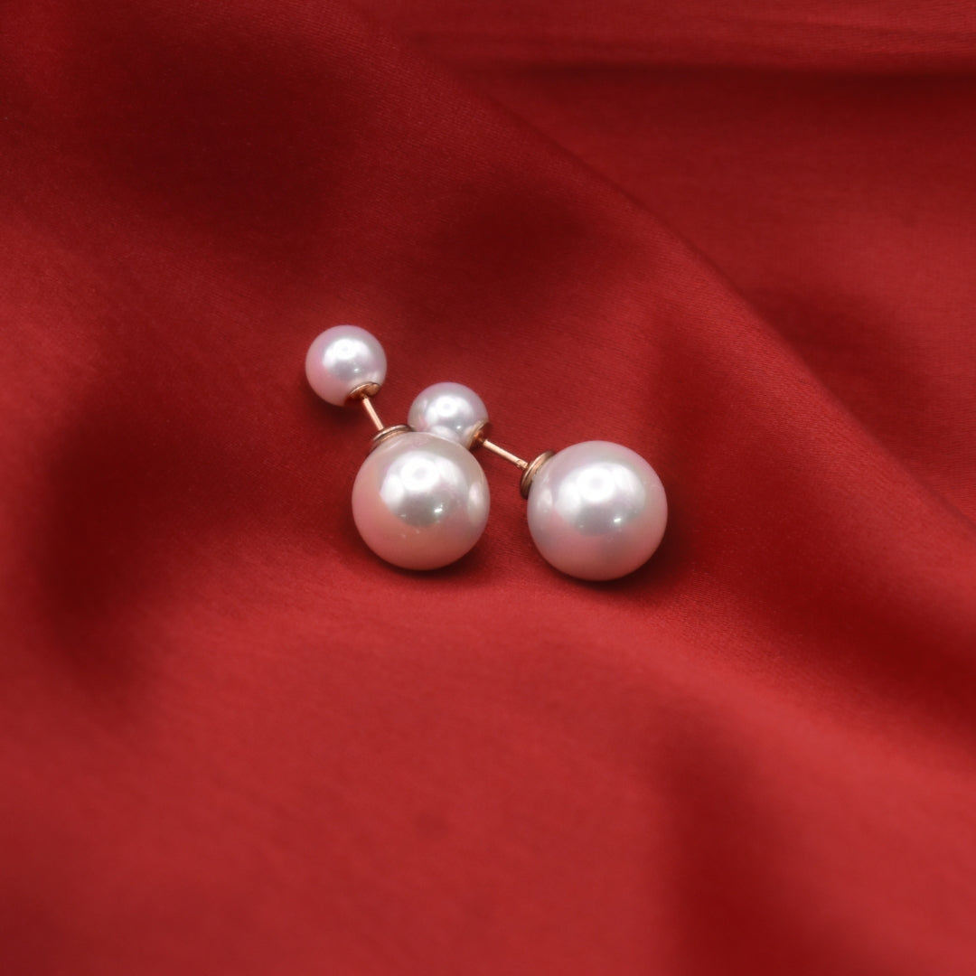Timeless Pearl Studs - Professional Elegance