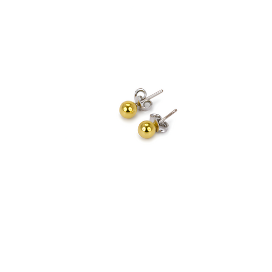 Mono Everyday Gold-Plated Stud Earrings