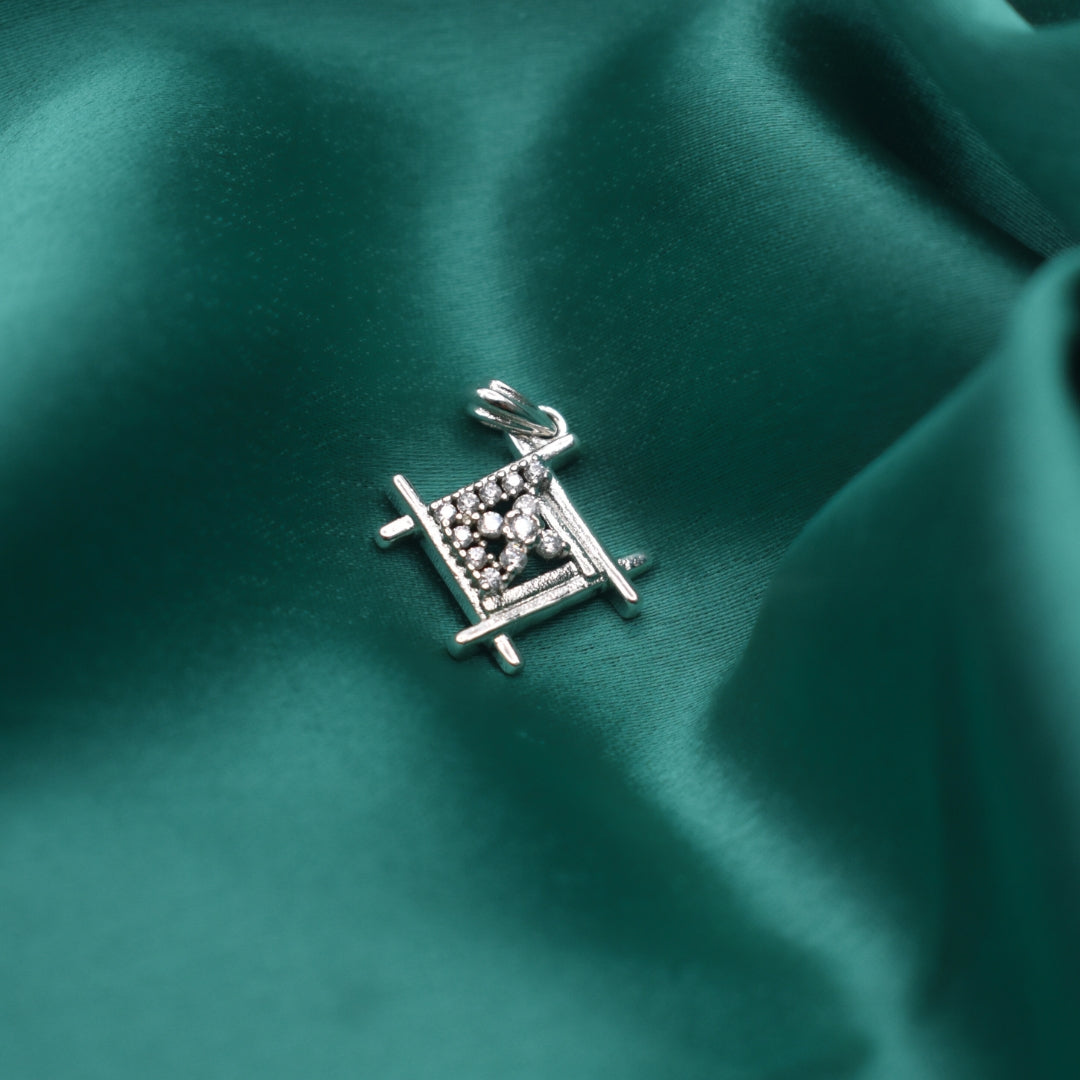 Timeless Charm Square Pendant