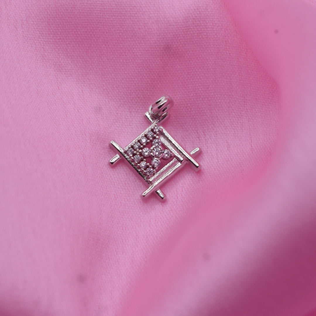 Timeless Charm Square Pendant