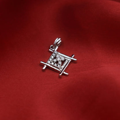 Timeless Charm Square Pendant