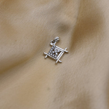 Timeless Charm Square Pendant