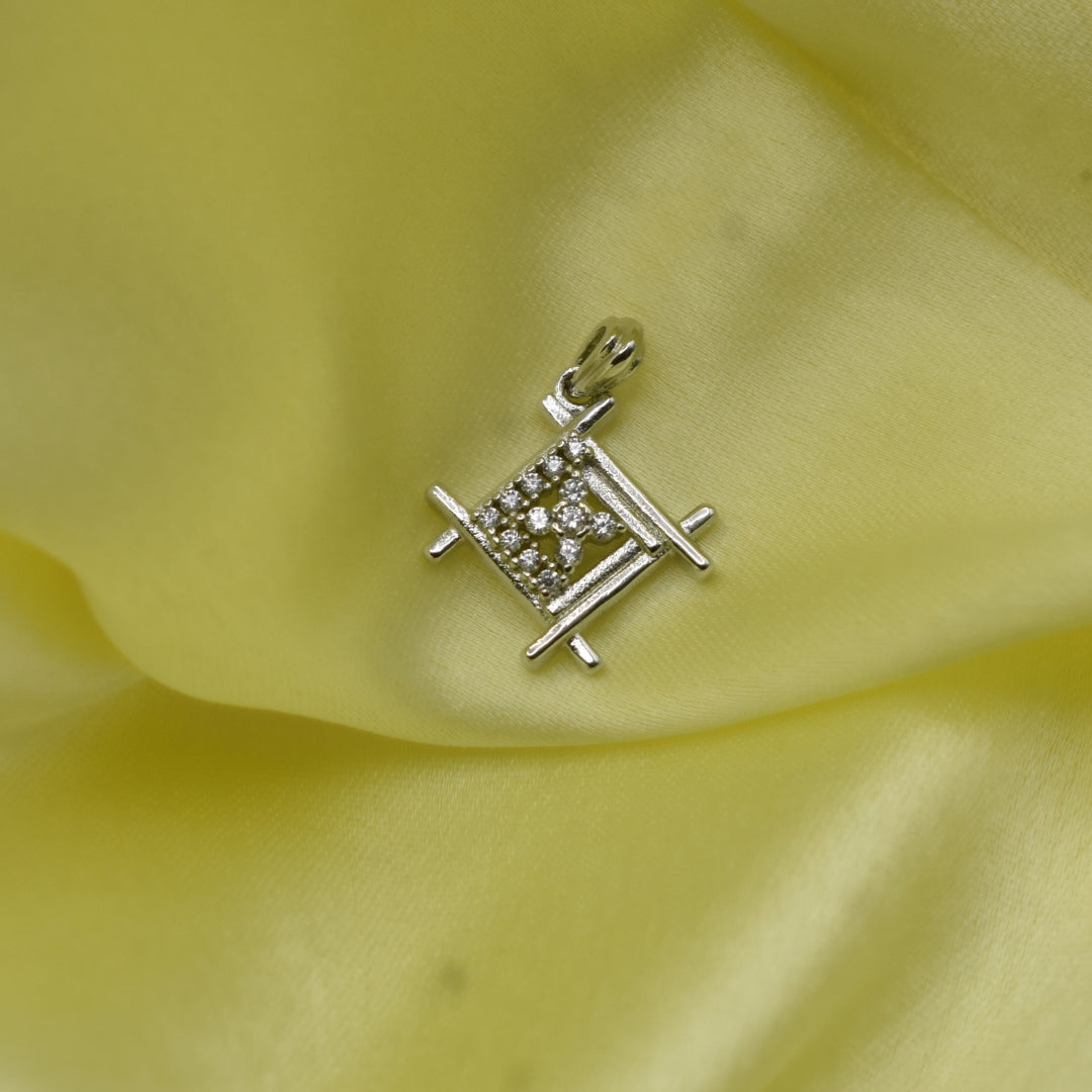 Timeless Charm Square Pendant