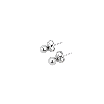 Mono Plain Silver Studs