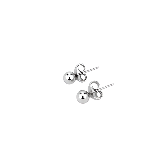 Mono Plain Silver Studs