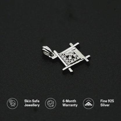 Timeless Charm Square Pendant